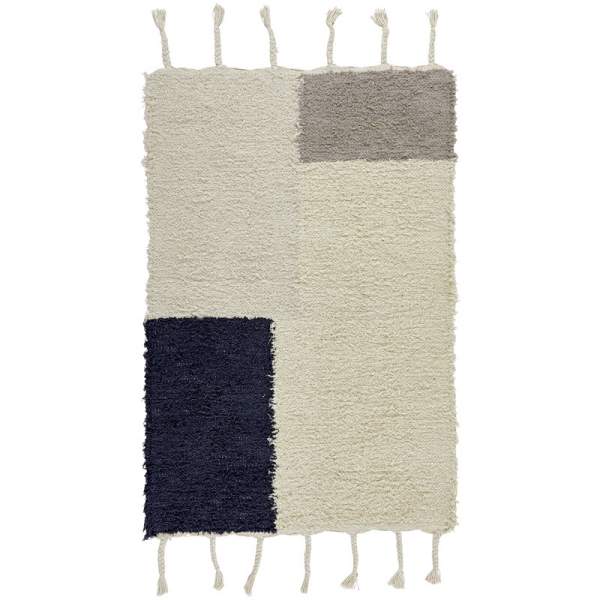 Cotton rug I color blocking I liv interior
