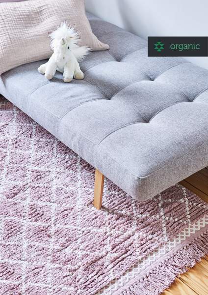 Organic cotton rug MOROCCO
